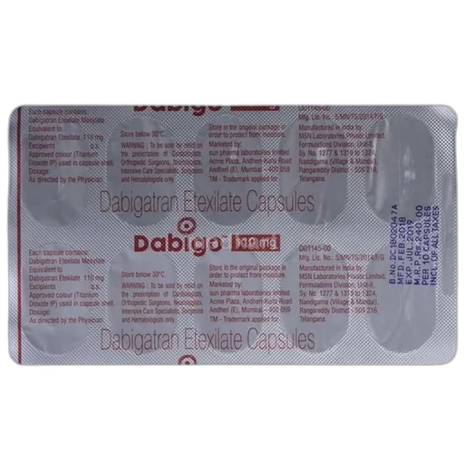 dabigo 110mg tablet 10's